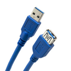 Кабель Extradigital USB 3.0 AM - AF, 1.5m, 28 AWG, Super Speed